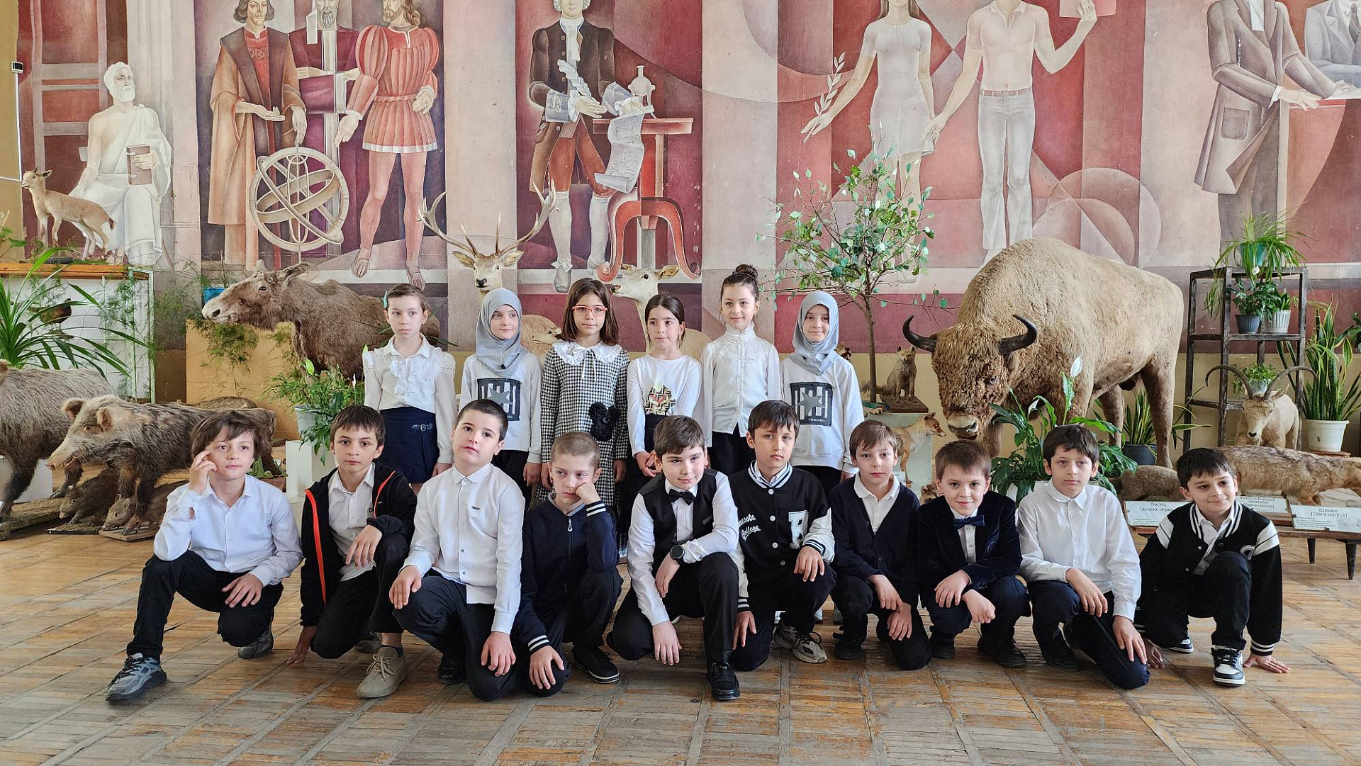 Школьники Махачкалы в Зоомузее ДГУ